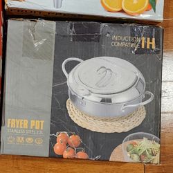 Deep Fryer Pot & Fruit Press