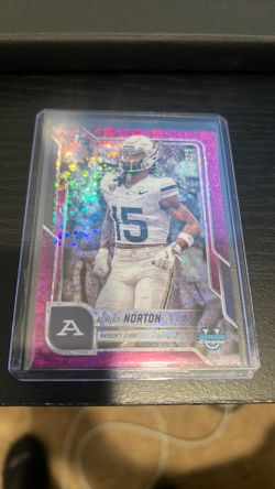 2025 Bowman U Chrome Adrian Norton 1st Fuscia Purple Mini Diamond /225 - Akron