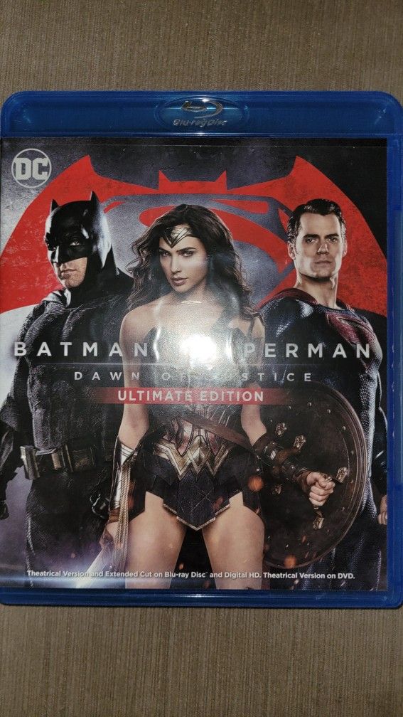 Batman Vs Superman Ultimate Edition Blu-Ray 