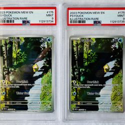 Psyduck Illustration Rare - 2023 Pokemon 151 - PSA 9 Mint [2x Available]