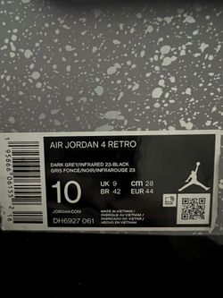 Jordan retro 4 “Infared”