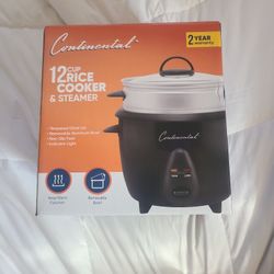 12 CUP RICE COOKER AND STEAMER