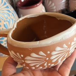 TAZAS DE  CORAZON CIELITO LINDO DE 16 ONZAS