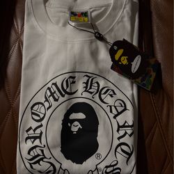 Bape x Chrome Heart tee
