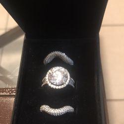 3pc Lajerrio Cluster Ring Set