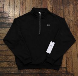 Black Quarter Zip Alo