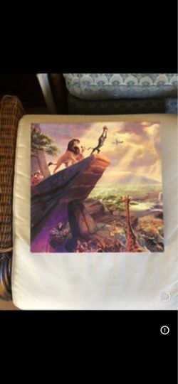 Lion king wall canvas