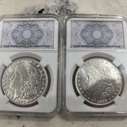 1878CC and 1883CC Morgan Silver Dollar