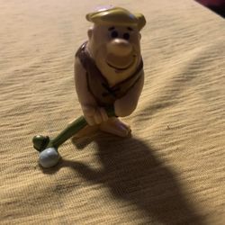 Vintage 1990 Barney Rubble With Golf Club