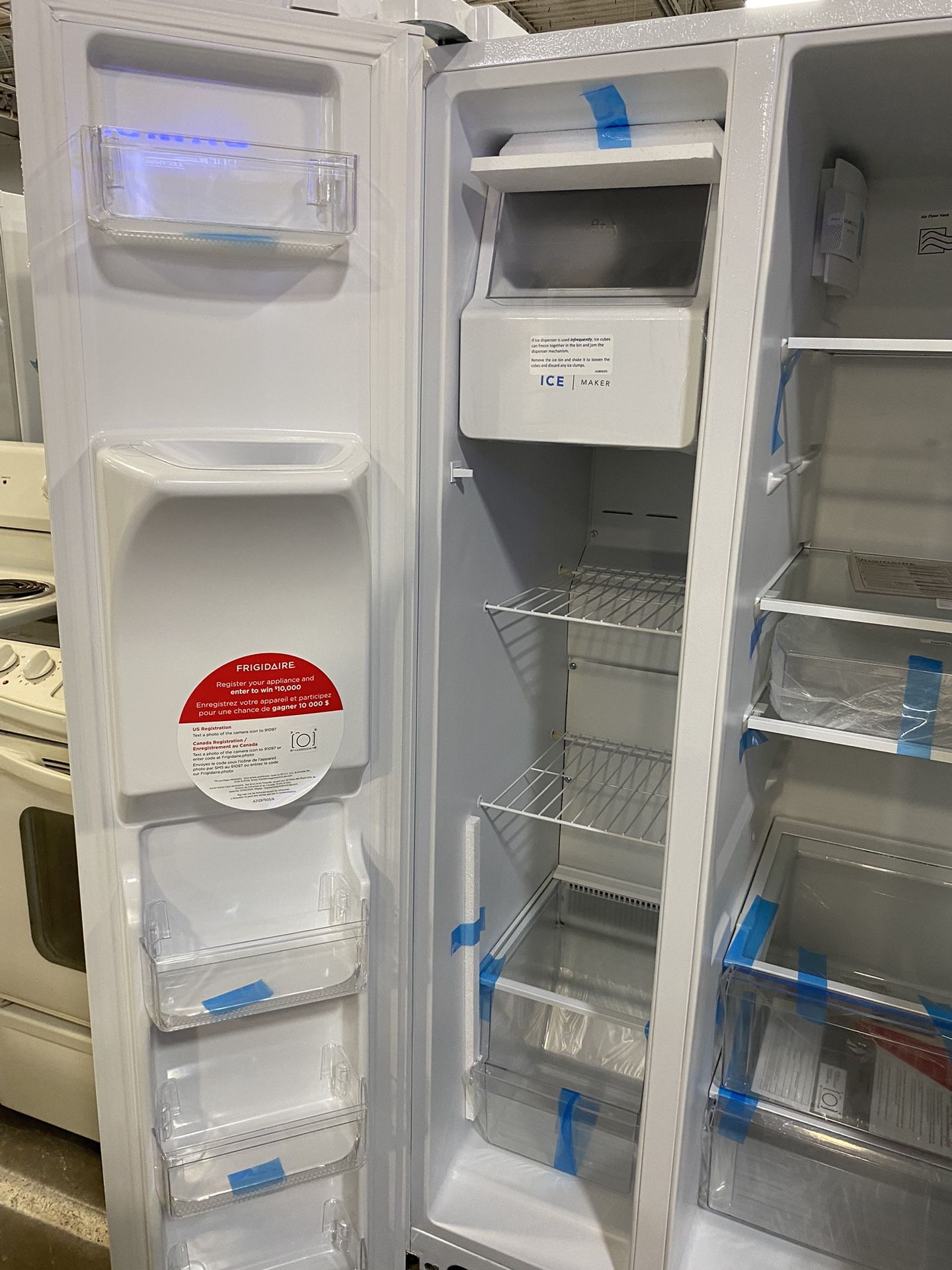 Open Box New Fridge