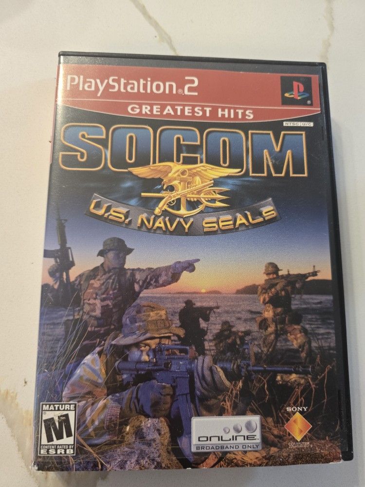 SOCOM: U.S. Navy SEALs (Sony PlayStation 2, 2002) no manual