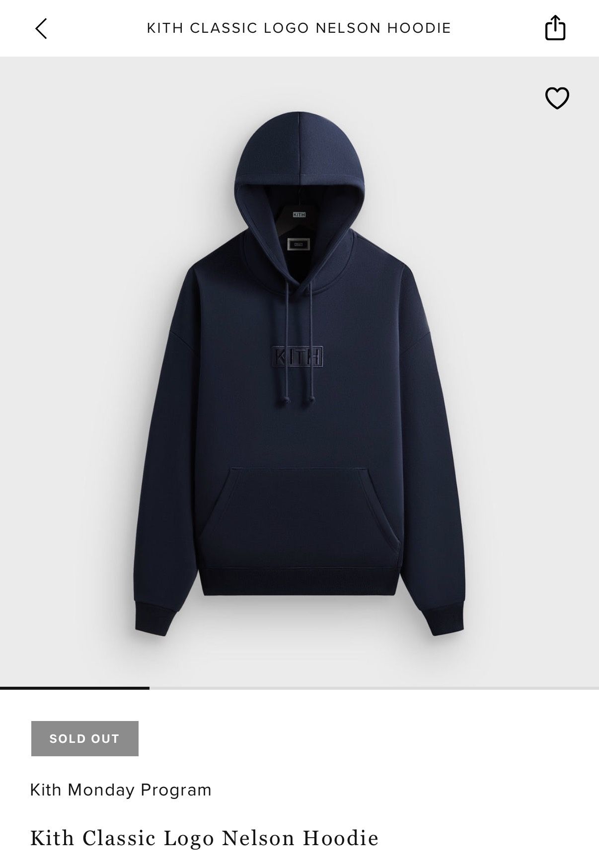 KITH hoodie