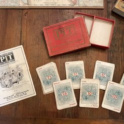 1903 Parker Bros "Pit" a Wall St traders Card Game Antique VTG