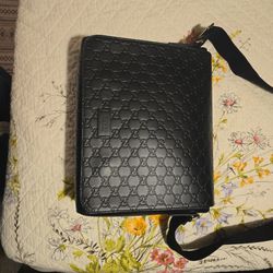 Brand New Authentic Gucci Black Leather Bag