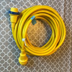 Marine & RV Cords 125v 30 amp Marine Shore Power Boat Extension Cord, 50 ft