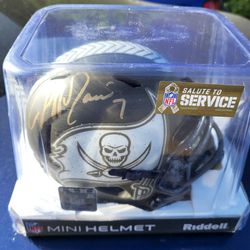 Tampa Bay Buccaneers Autographed Mini Helmet 