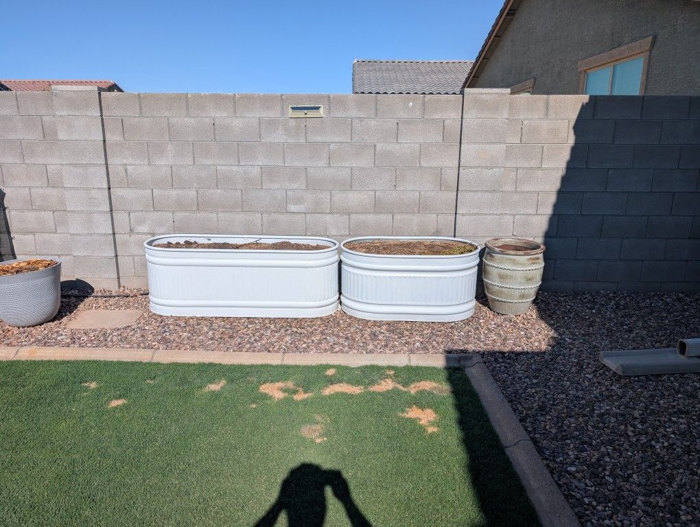 Stock Tank Planters