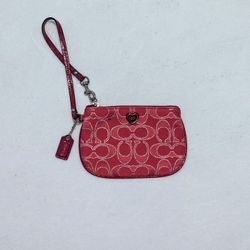 Coach Red Heart Women's Wristlet