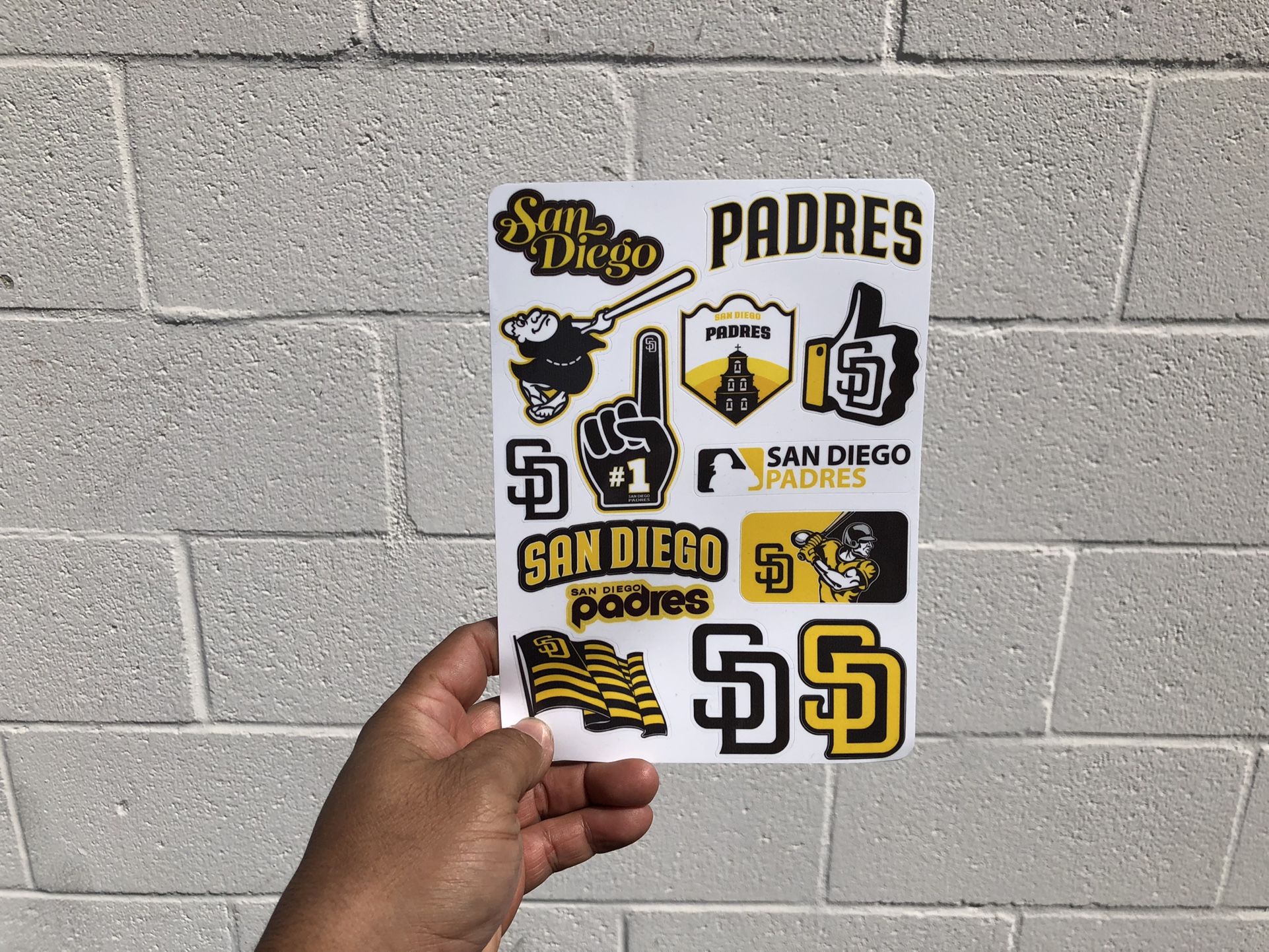 San Diego padres Sticker Pack.