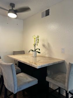 Marble table