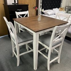 Antique White Dining Table 