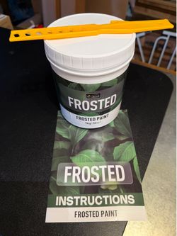 Frosted paint