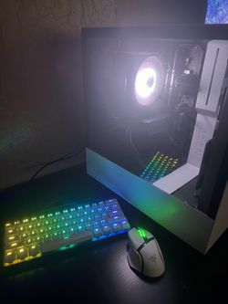 NZXT gaming pc setup