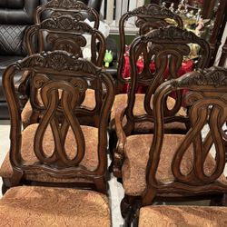 Wooden Dining Table And Chair Set 