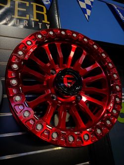 Big Sale. On FUEL 15x7 4x137 4x156 Beadlock Red Wheels & 32x10-15 BF Goodrich KM3 tires for  4 Lug SXS UTV (We Finance)