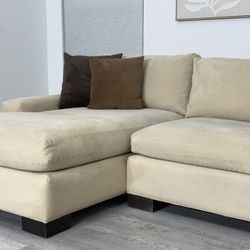 Sectional Couch Beige - FREE DELIVERY