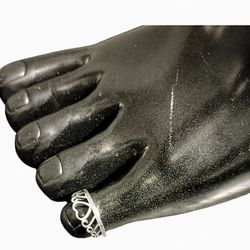 925 Sterling Silver Princess Heart Toe/Midi Ring 