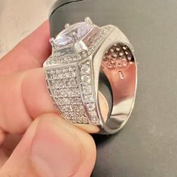 Silver Ring With Diamond 💎 