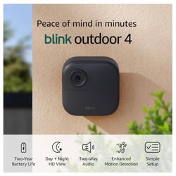 Blink Outdoor 4, Wireless smart security camera HD– 3 camera s