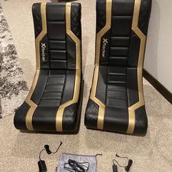 Bluetooth X Rocker Floor Gaming Chairs