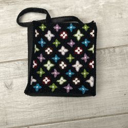 Black bearded shoulder bag