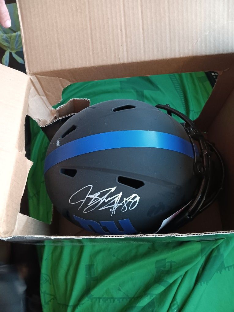 Giants Autographed Helmet 