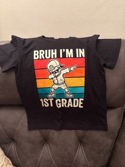 Bruh I'm in 1st Grade Kids Graphic T-Shirt