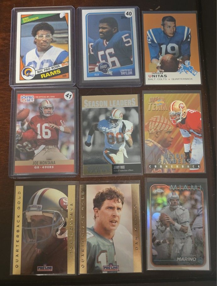 Legends NFL Cards