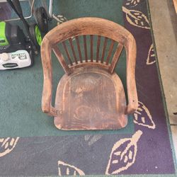 Wood Banker Chair 
