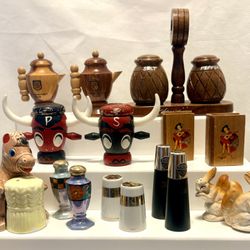 Salt & Pepper Vintage Shaker Sets #1 $10 EACH