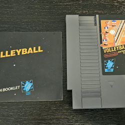 Volleyball Nintendo Game W/manual
