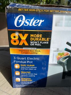 Fondue Pot Oster 3 Quart