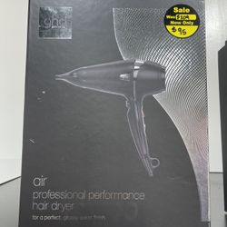 ghd Air Hair Dryer — 1600w Professional Blow Dryer, Salon Strength Motor, Concentrator Nozzle, Adjustable Temperature Setting, and Ionic Technology fo
