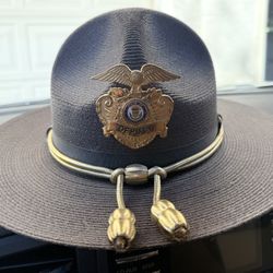 Stratton Felt Campaign Self Forming Deputy Hat, New Condition