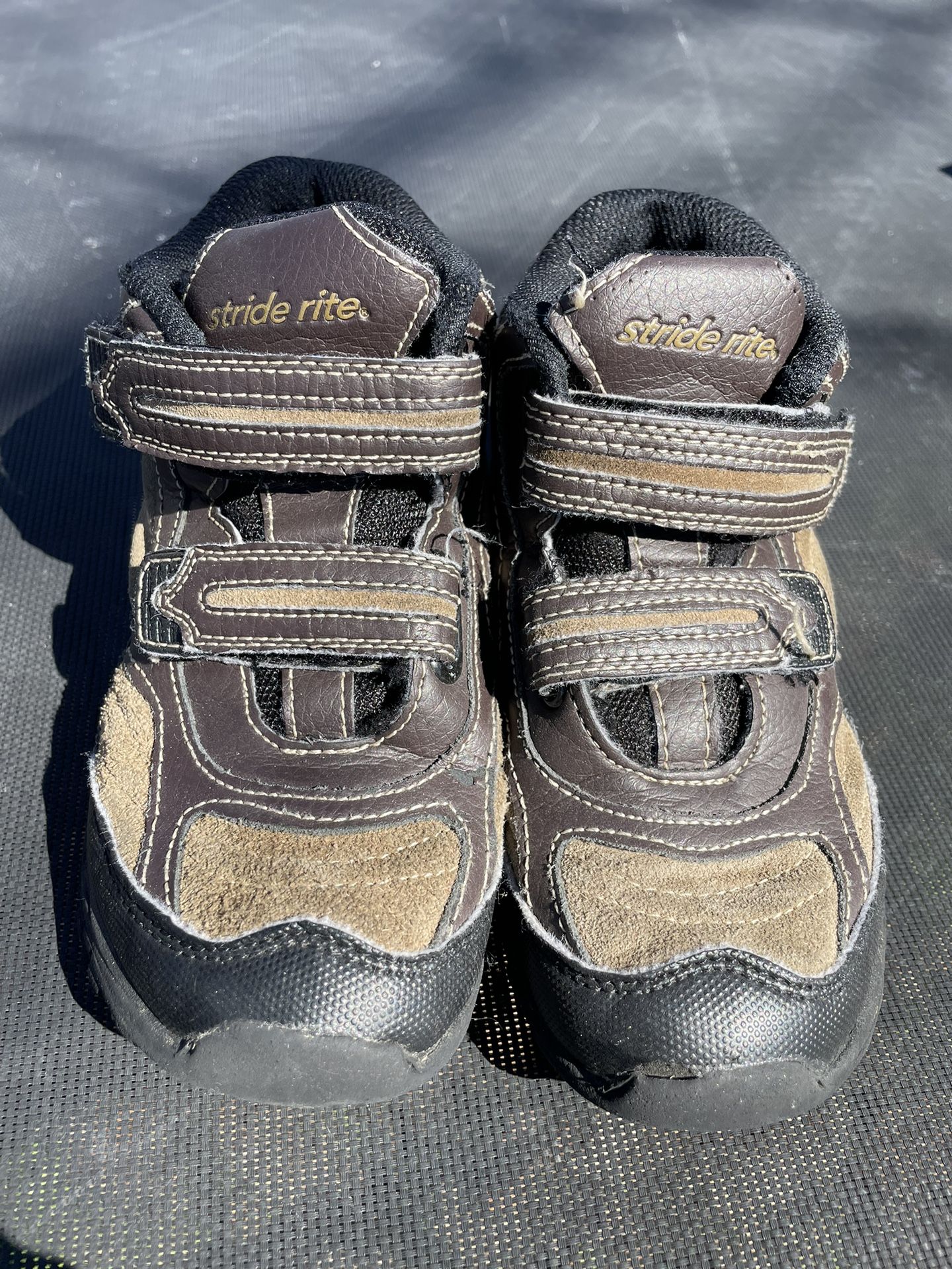 Stride Rite Kids Boys Brown Casual Round Toe High Top Hiking Boot Size 13W
