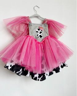 Cow party dress