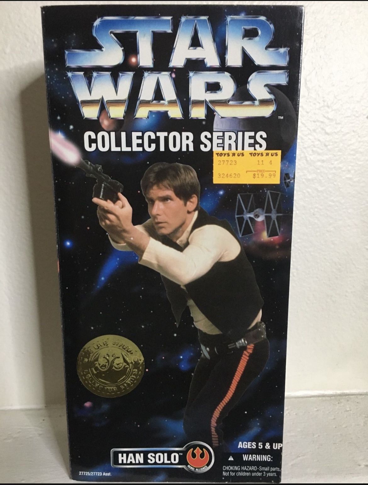 Hans Solo Star Wars Collector Series 12 Action Figure 1996
