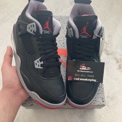 Jordan 4 Bred Reimagined Size 5.5Y , 6Y , 6.5Y , 7Y