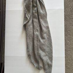Lauren Conrad, gray in color with silver sequins. Scarf