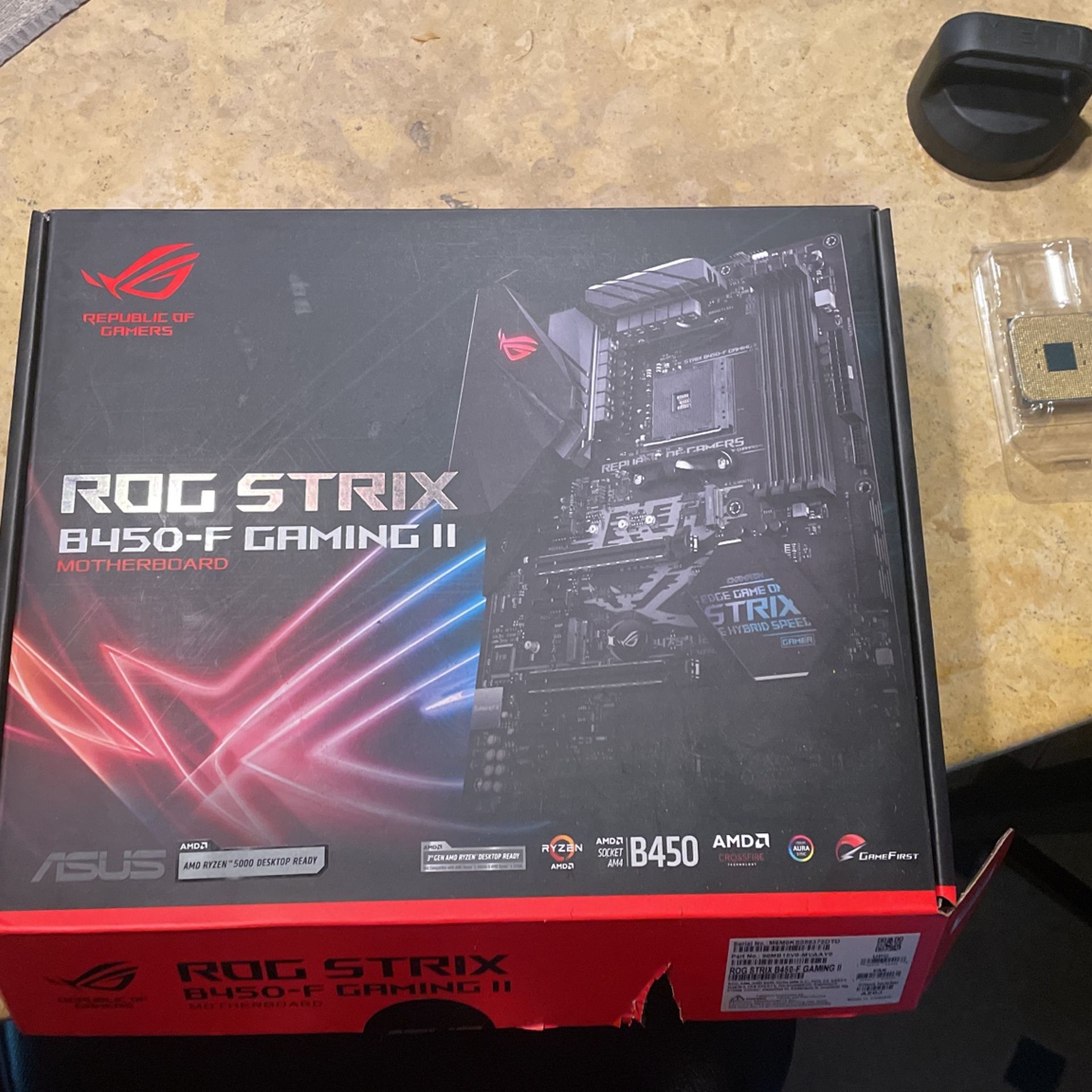ROG STRIX b450-f motherboard